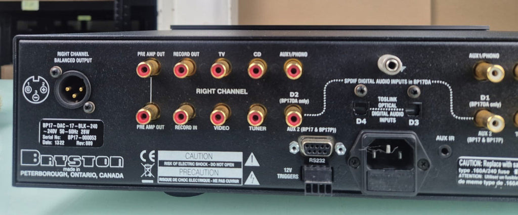 BRYSTON BP17 PREAMPLIFIER