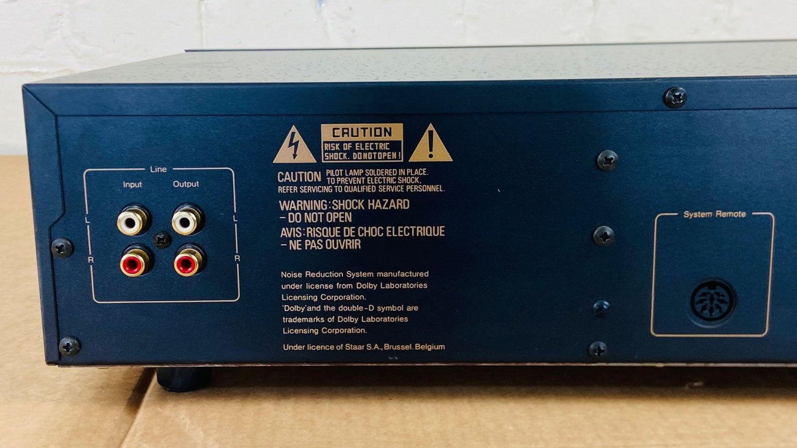 SERVICED NAKAMICHI CR 3E DISCRETE HEAD CASSETTE DECK