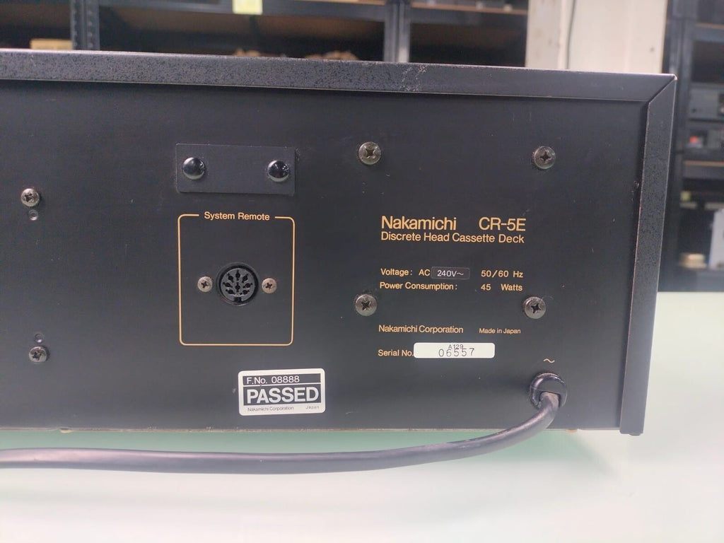NAKAMICHI CR-5E DISCRETE HEAD CASSETTE DECK