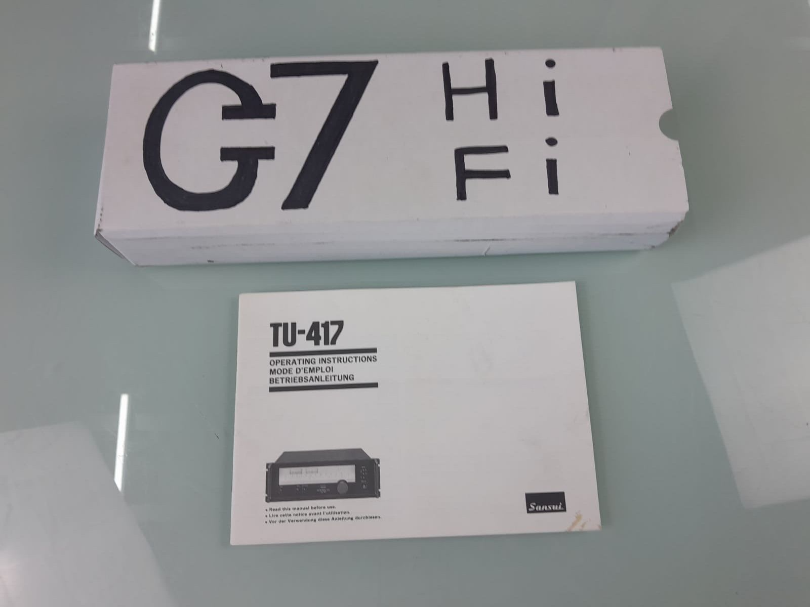 SANSUI TU 417 AM/FM STEREO TUNER OPERATING INSTRUCTIONS