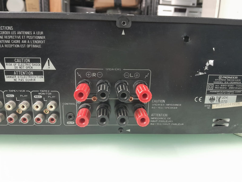 PIONEER SX 304RDS STEREO RECEIVER