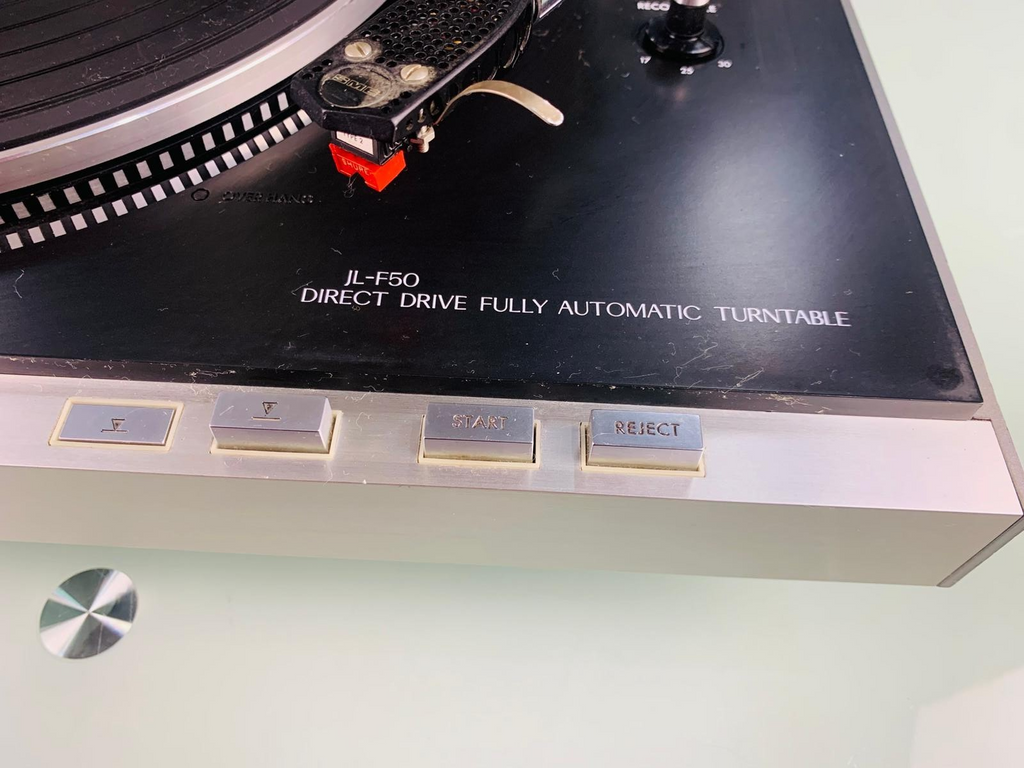 JVC JL F50 TURNTABLE WITH SHURE M75EJ TYPE 2 CARTRIDGE