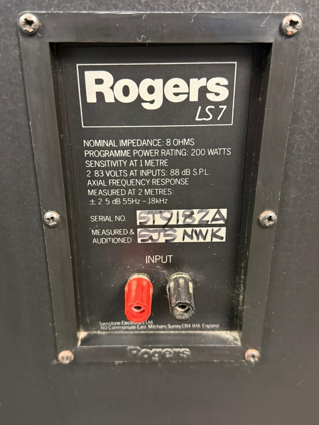 ROGERS LS 7 SPEAKERS