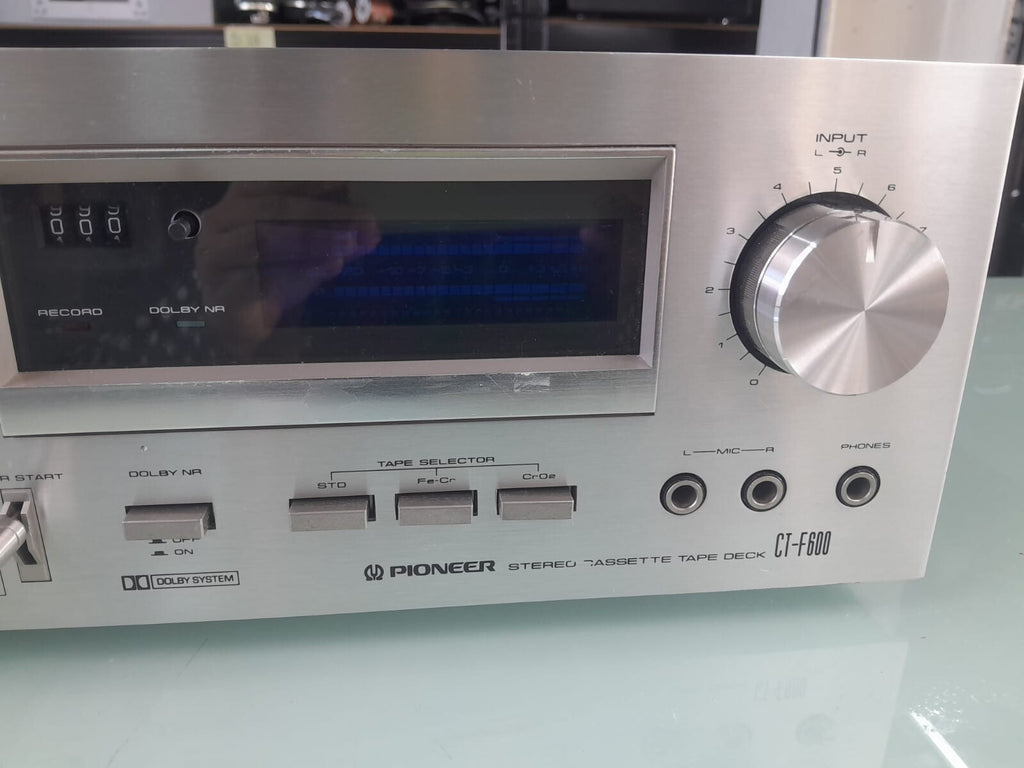 SERVICED PIONEER CT F600 STEREO CASSETTE TAPE DECK