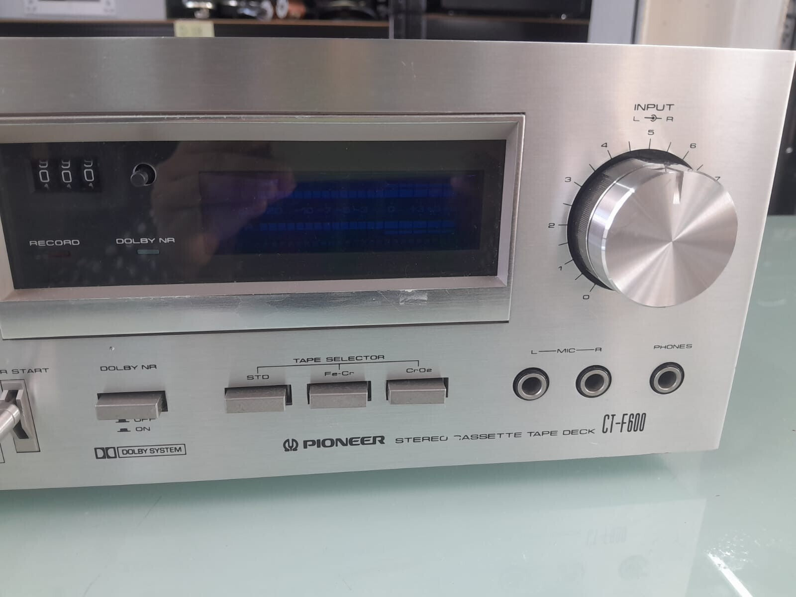 SERVICED PIONEER CT F600 STEREO CASSETTE TAPE DECK