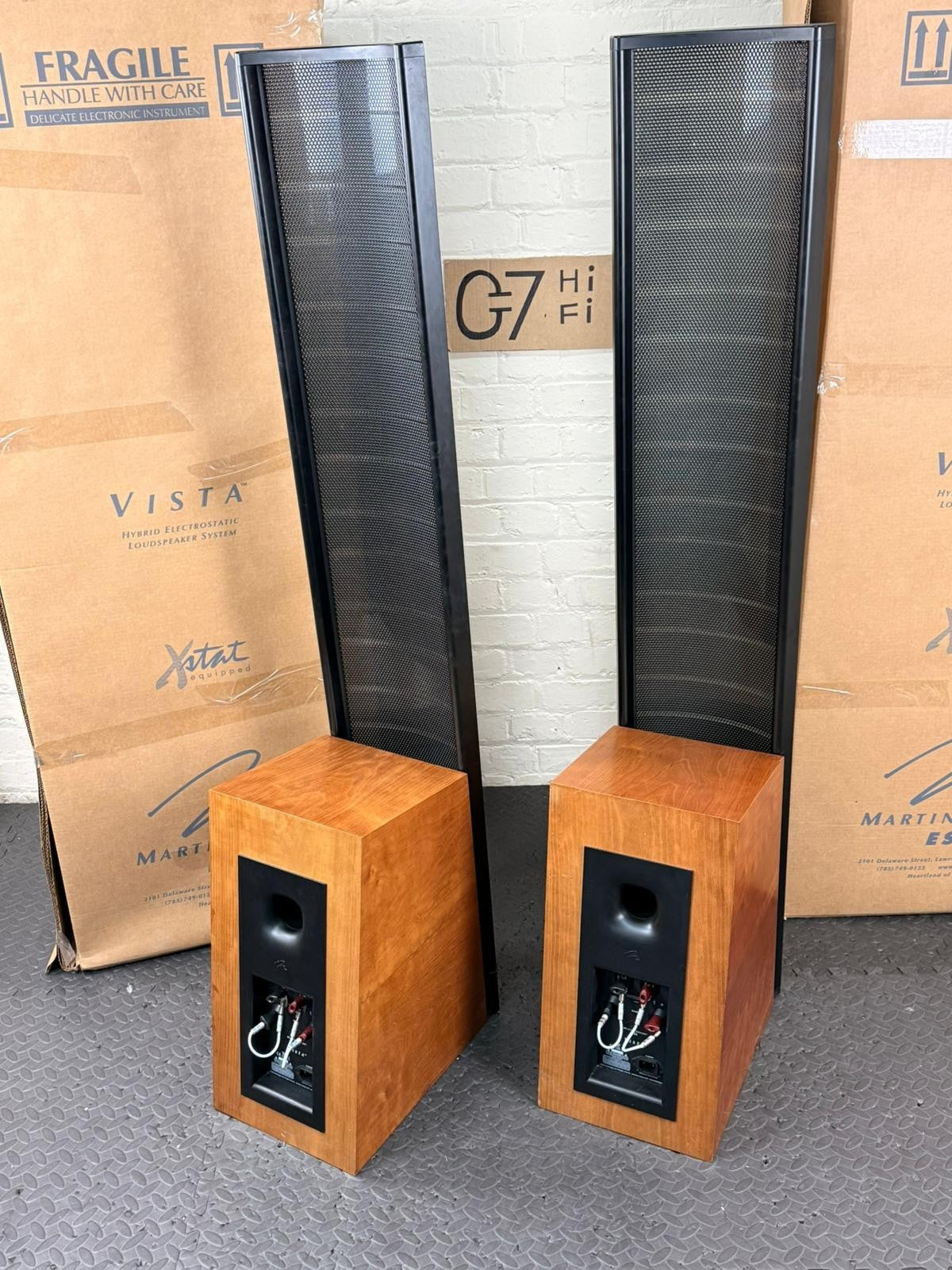 MARTIN LOGAN ESL VISTA SPEAKERS