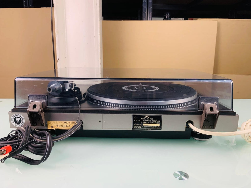 JVC JL F50 TURNTABLE WITH SHURE M75EJ TYPE 2 CARTRIDGE