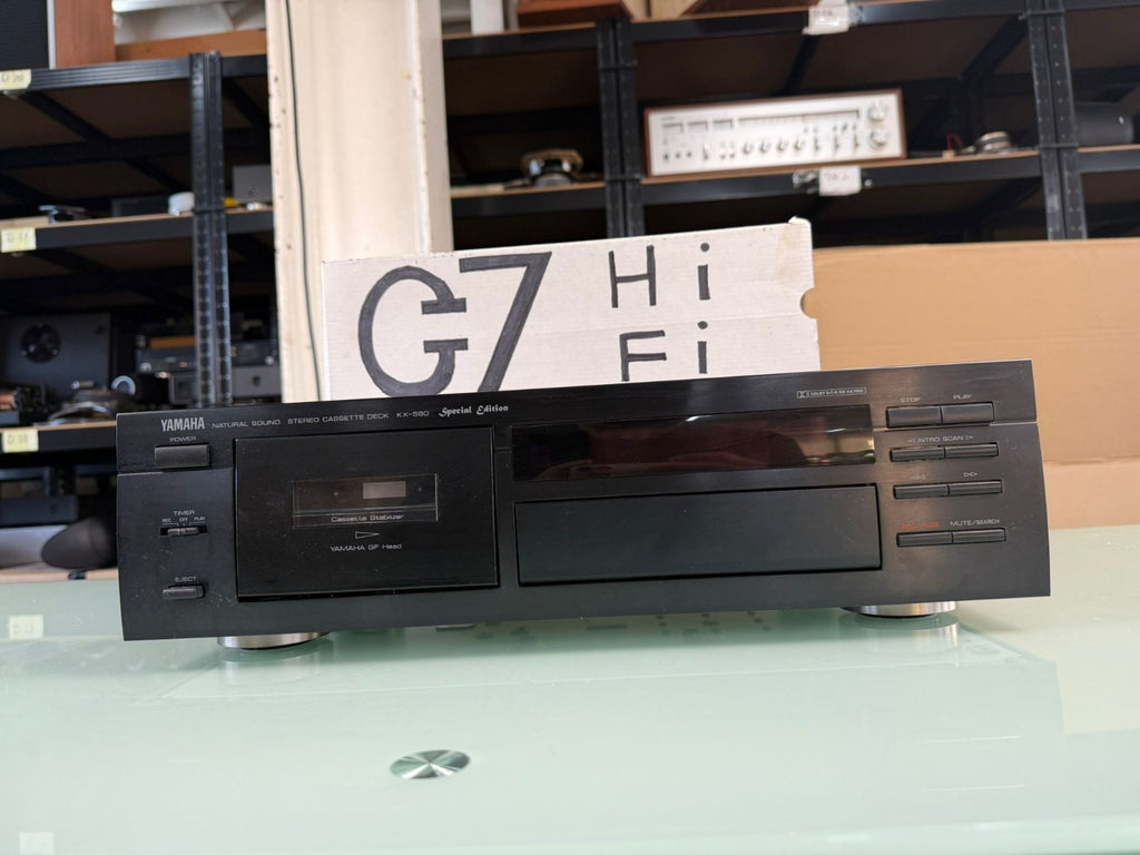 YAMAHA KX 580 SPECIAL EDITION NATURAL SOUND STEREO CASSETTE DECK