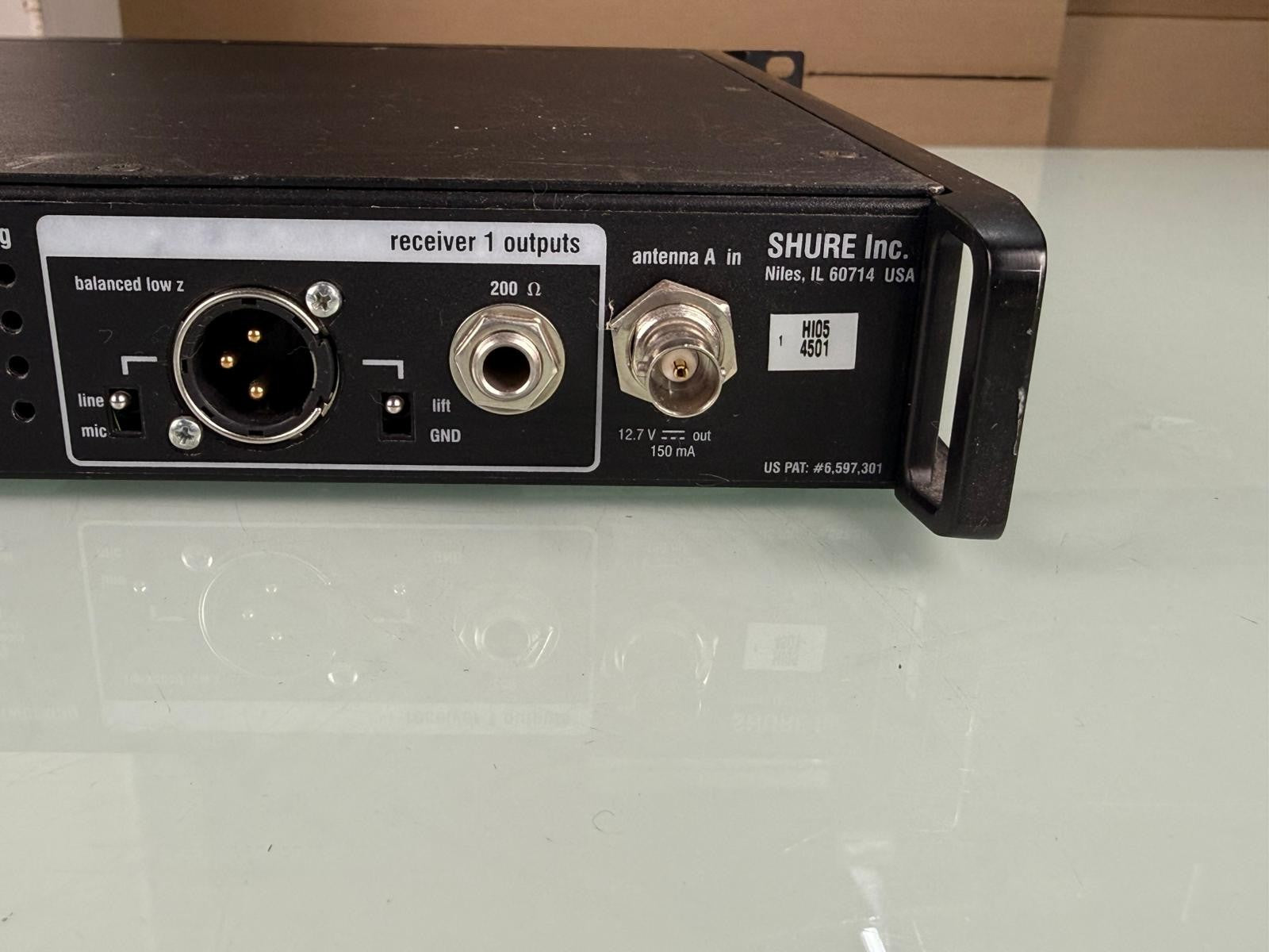 Shure UR4D J5E Dual Channel Wireless Receiver 578-638 MHz  #1