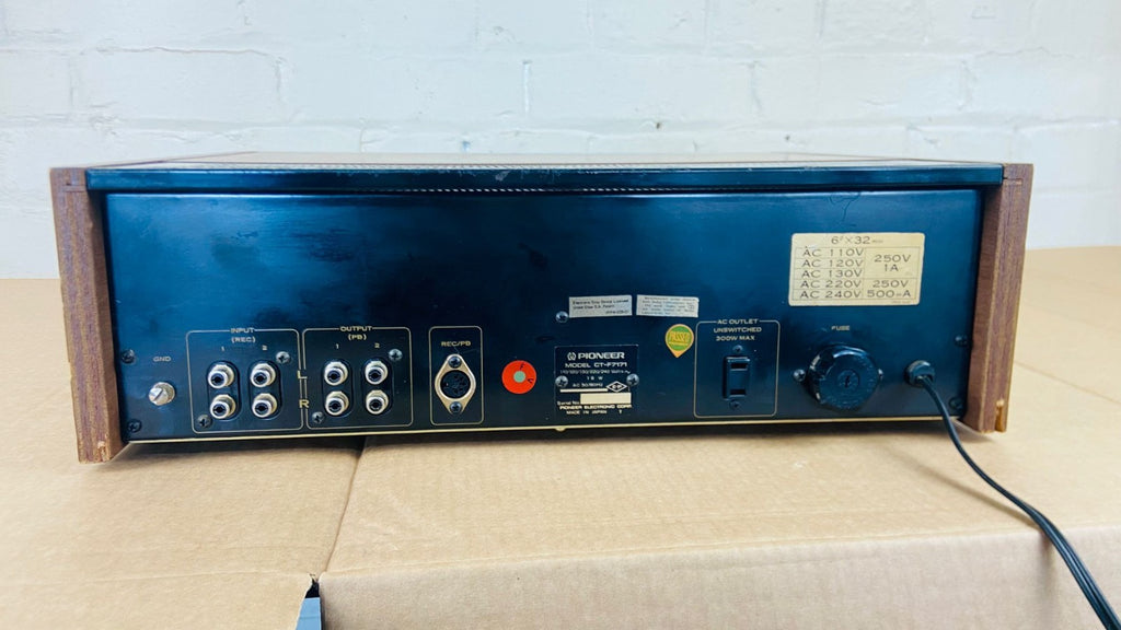 SERVICED PIONEER CT F7171 STEREO CASSETTE TAPE DECK