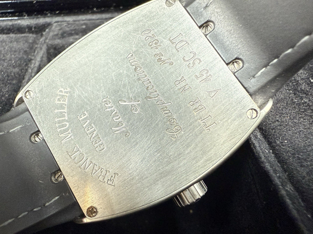 FRANCK MULLER VANGUARD GENEVE MASTER OF COMPLICATIONS V 45 Sc Dt TT BR NR WATCH