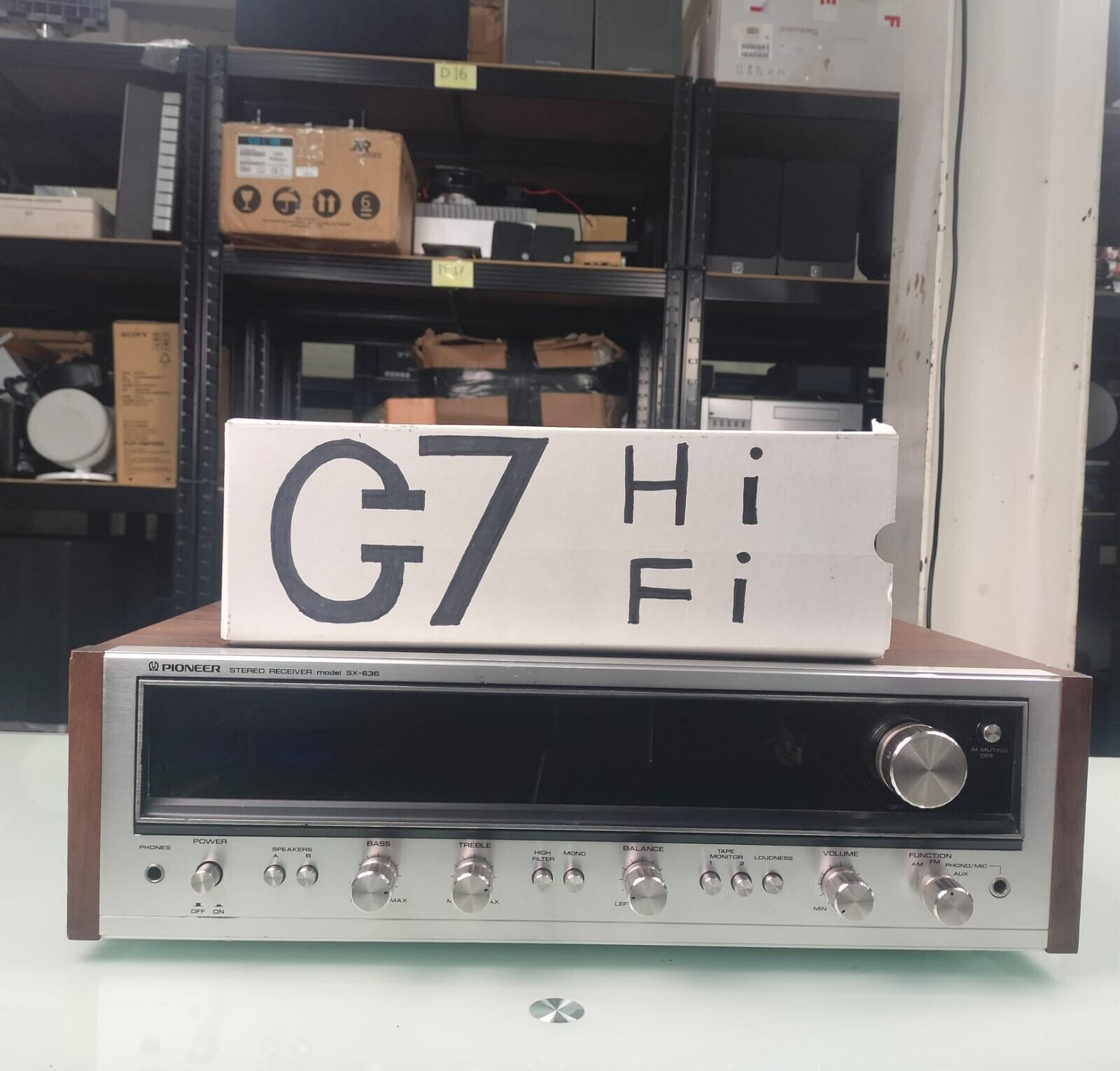 PIONEER SX-636 STEREO RECEIVER