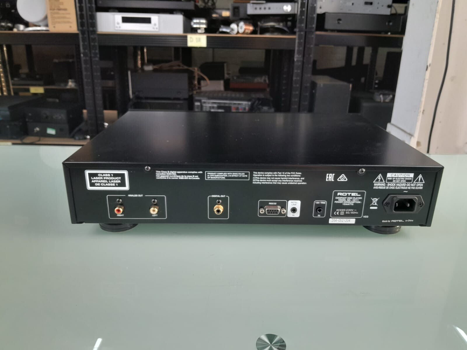 ROTEL CD11 TRIBUTE CD PLAYER