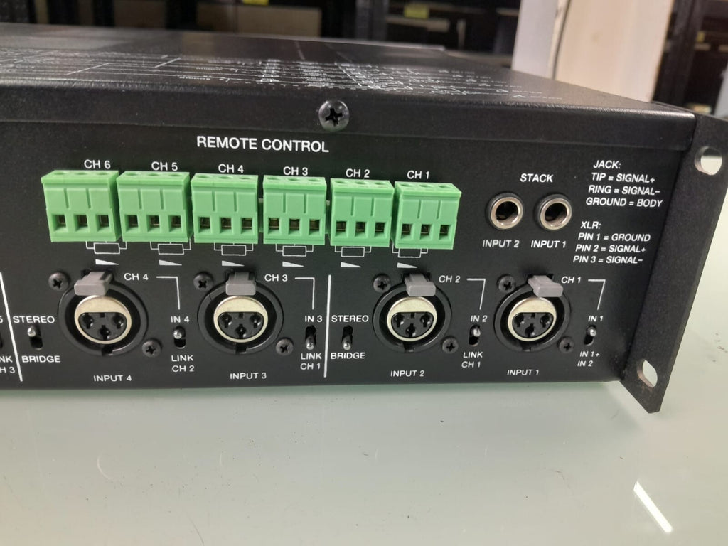 ECLER MPA6 80R MULTICHANNEL POWER AMPLIFIER