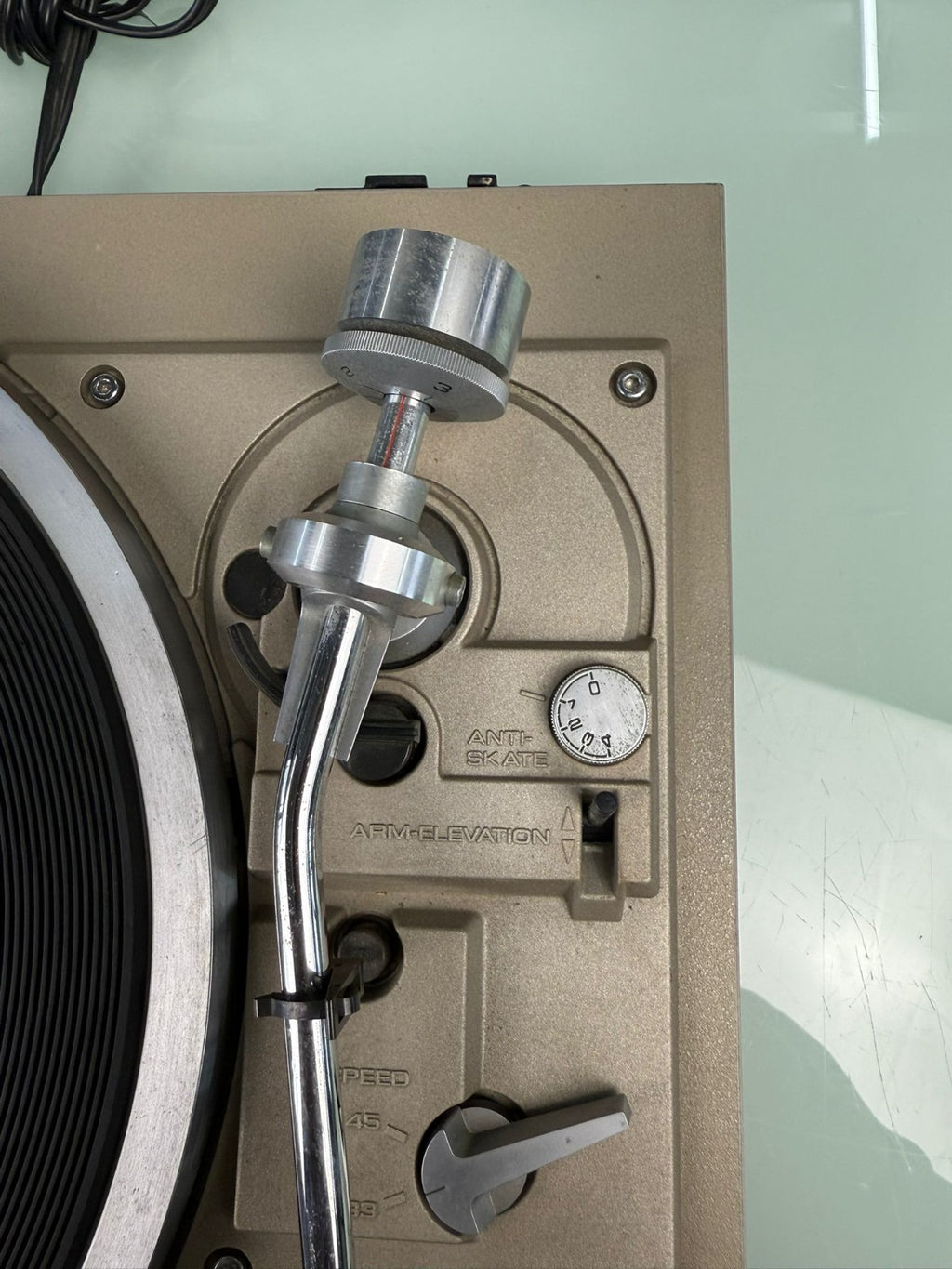 PIONEER PL 514 STEREO TURNTABLE WITH SHURE M75ED TYPE 2 CARTRIDGE