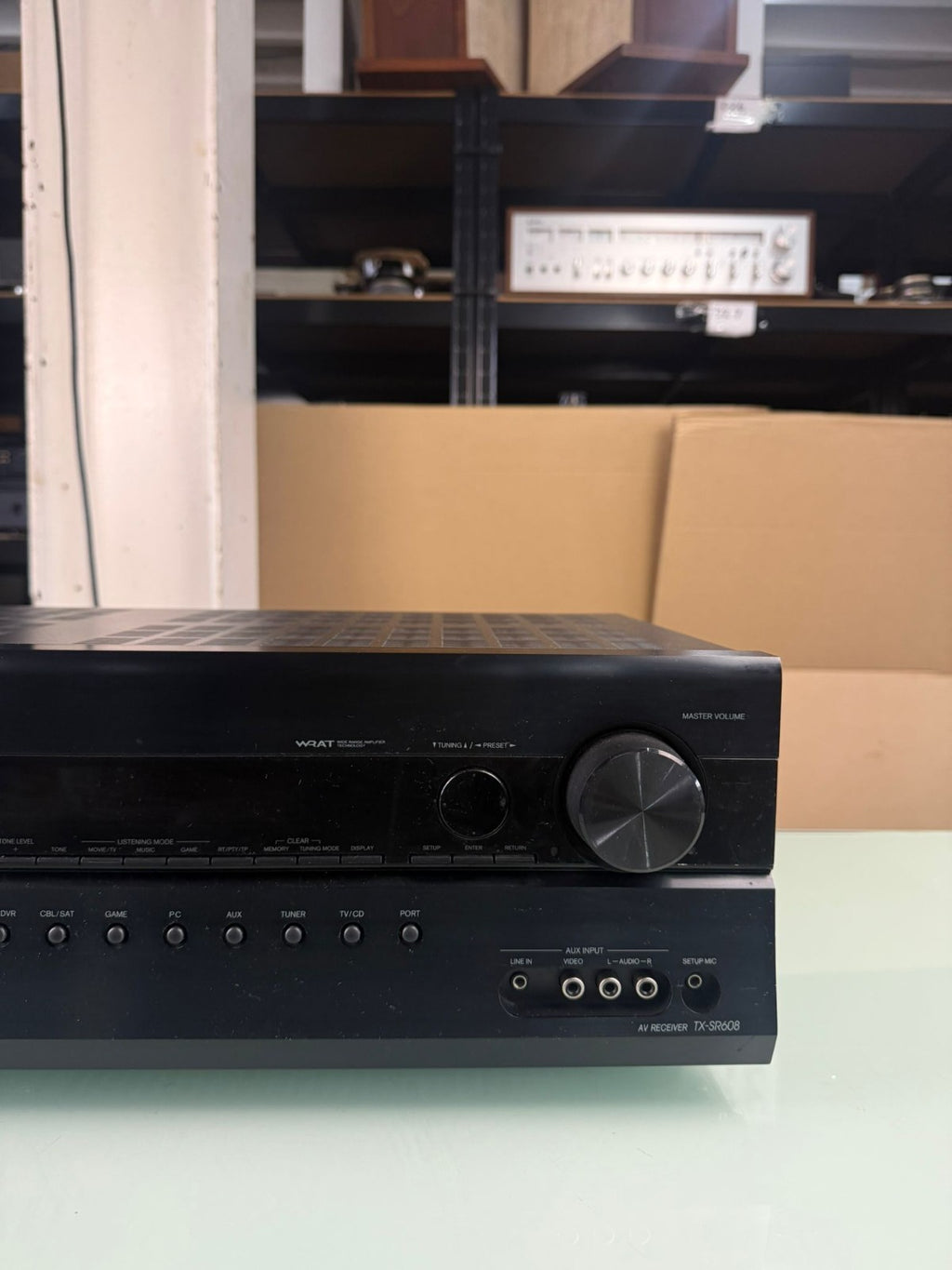 ONKYO TX SR608 AV RECEIVER WITH REMOTE