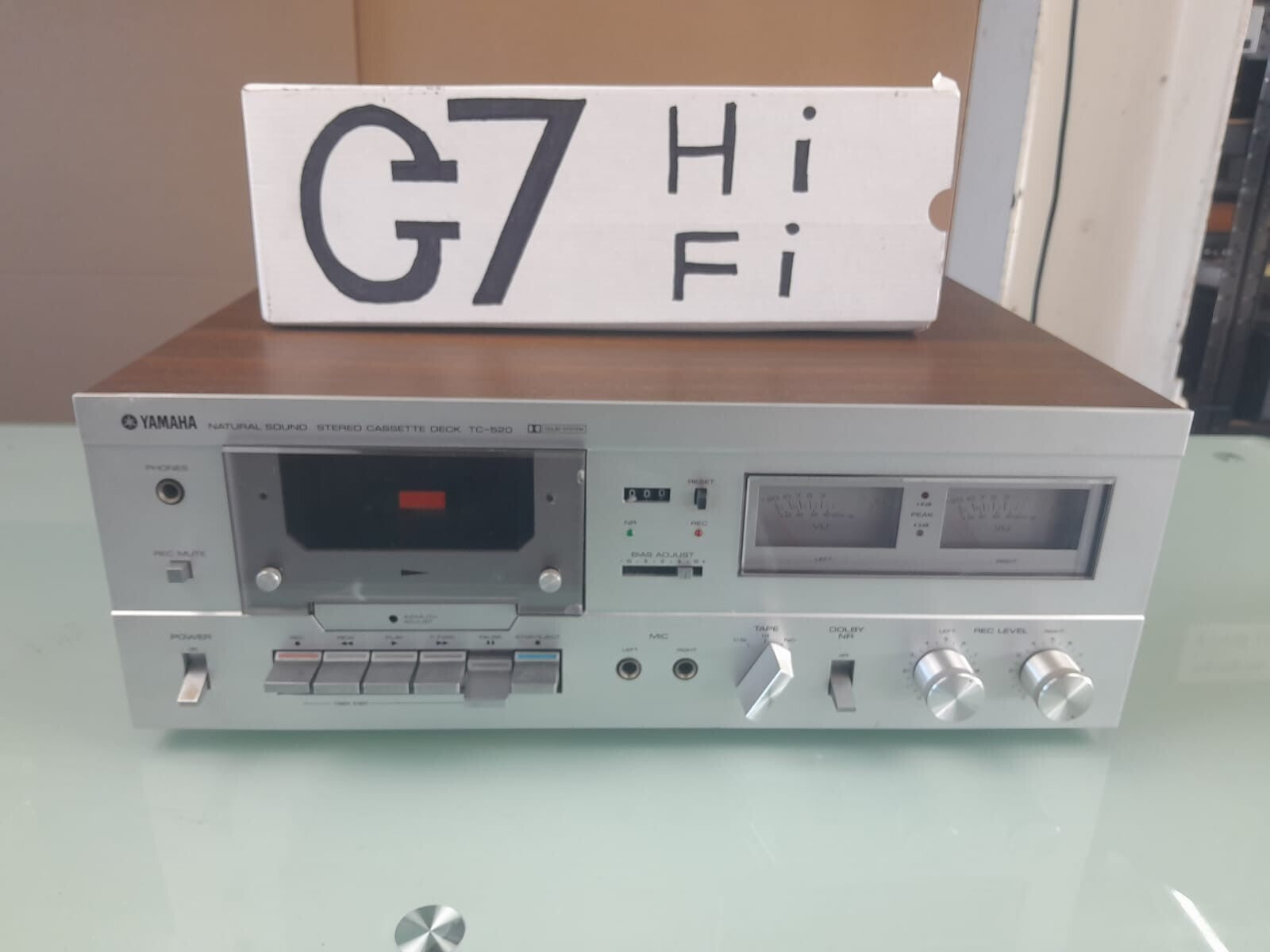 YAMAHA TC 520 NATURAL SOUND STEREO CASSETTE DECK