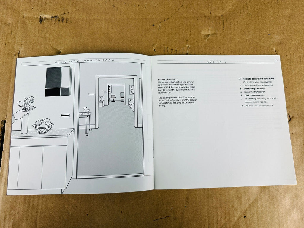 Bang & Olufsen B&O X-TRA Active Speakers Manual