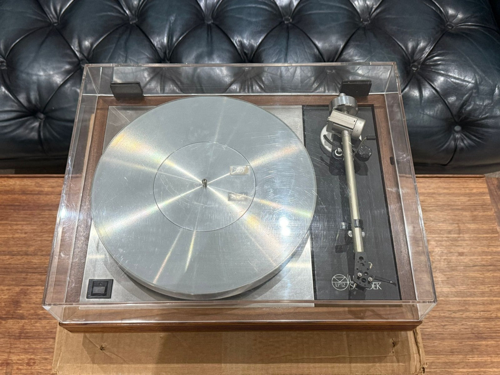 SERVICED MODIFIED LINN SONDEK LP12 TURNTABLE ITTOK LVII TONEARM ORIGINAL BOX