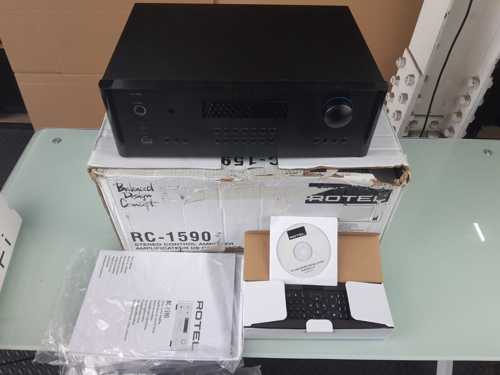 ROTEL RC 1590 STEREO CONTROL AMPLIFIER