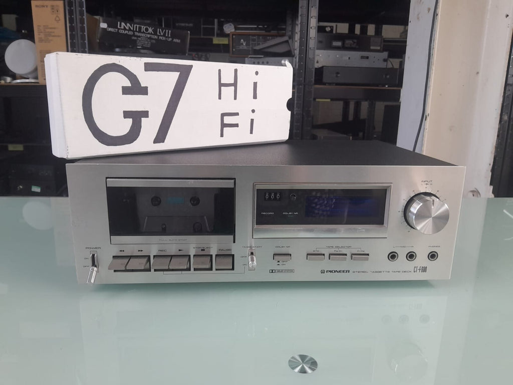 SERVICED PIONEER CT F600 STEREO CASSETTE TAPE DECK