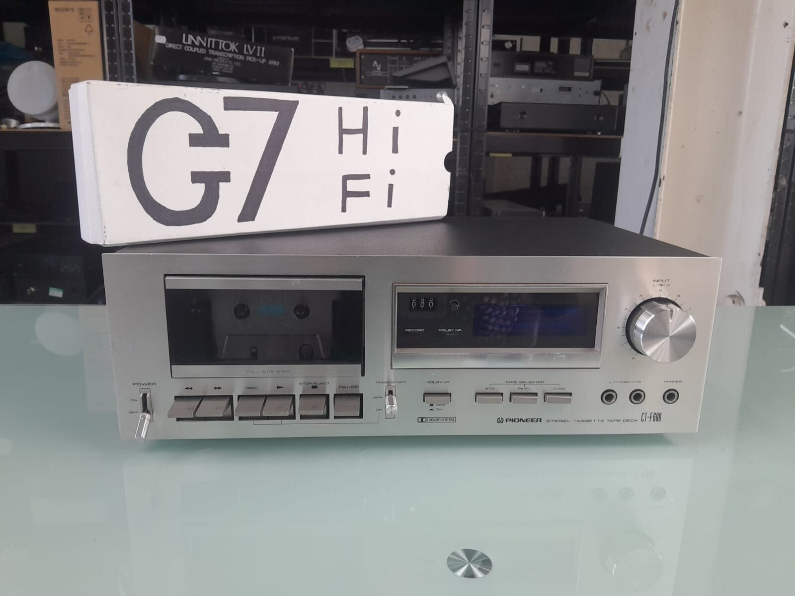 SERVICED PIONEER CT F600 STEREO CASSETTE TAPE DECK