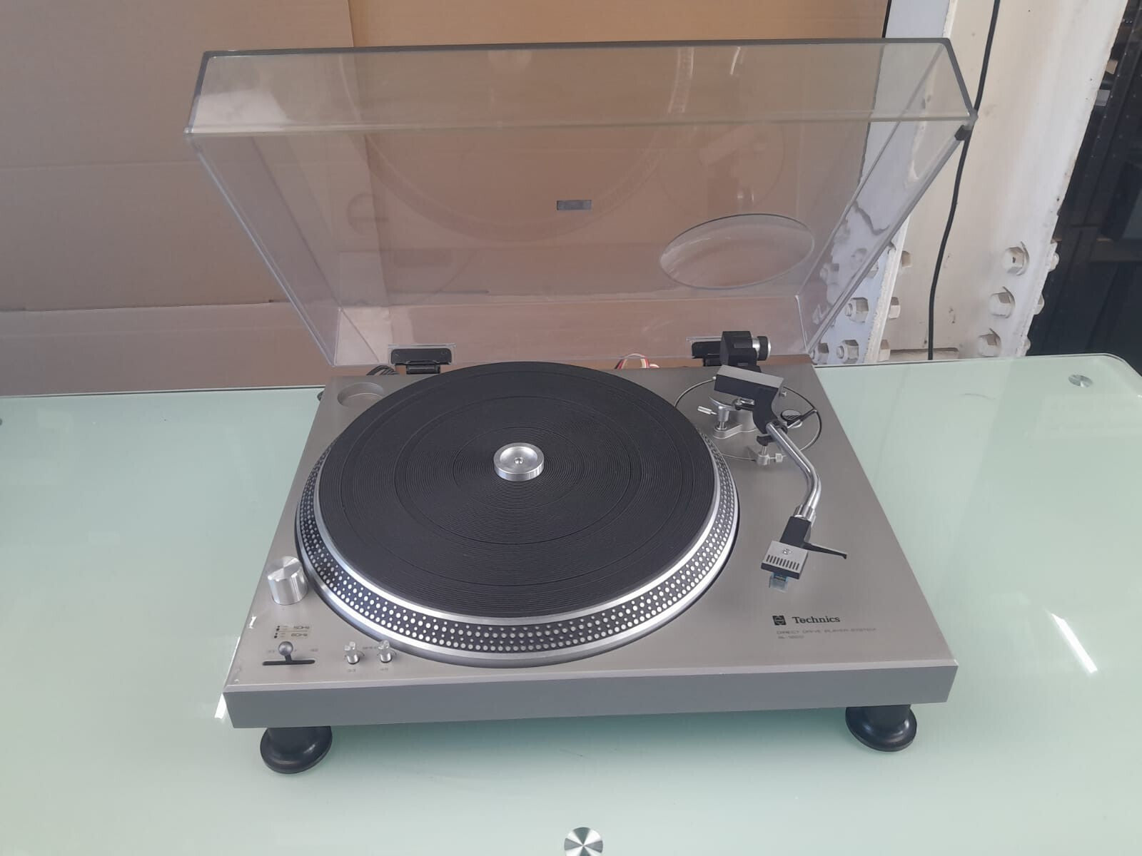 TECHNICS SL 1200 DIRECT DRIVE TURNTABLE ORTOFON M 15 E SUPER