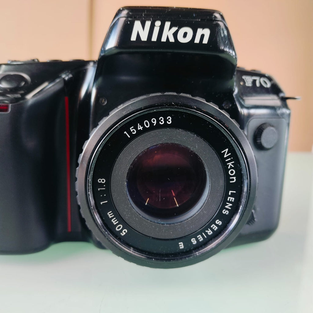 NIKON F70 SLR CAMERA WITH 50MM 1:1.8 LENS