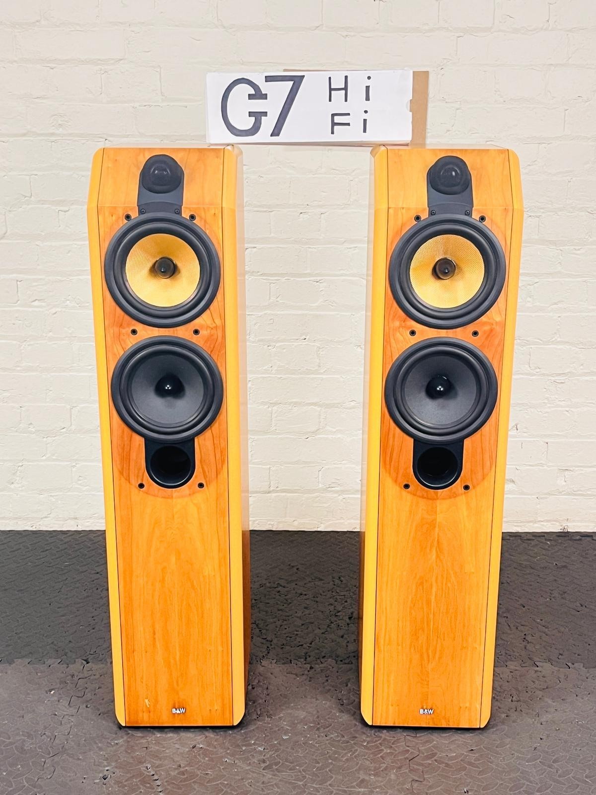 B&W BOWERS & WILKINS CDM 7SE SPECIAL EDITION FLOOR STANDING SPEAKERS