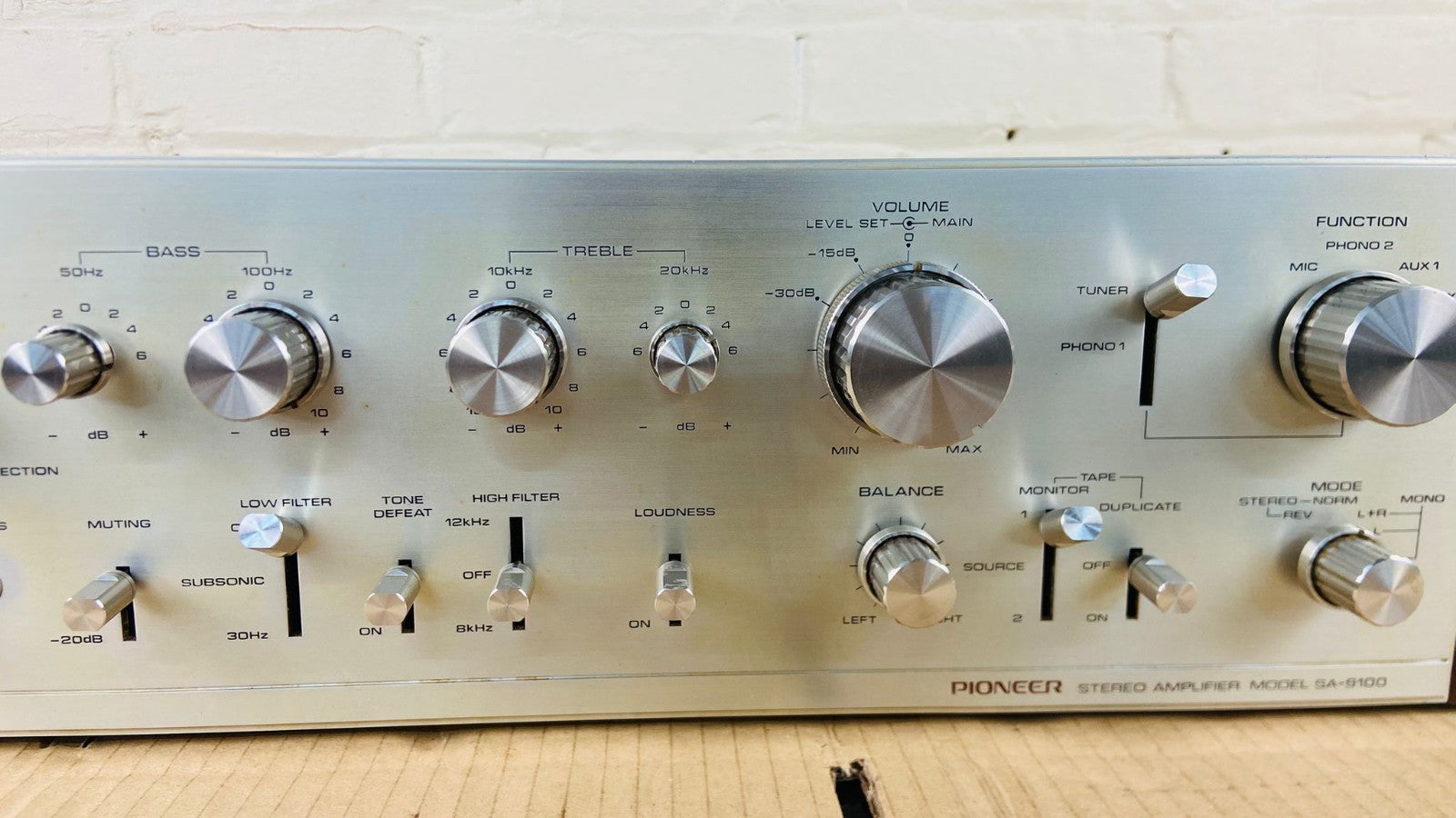 PIONEER SA 9100 STEREO AMPLIFIER