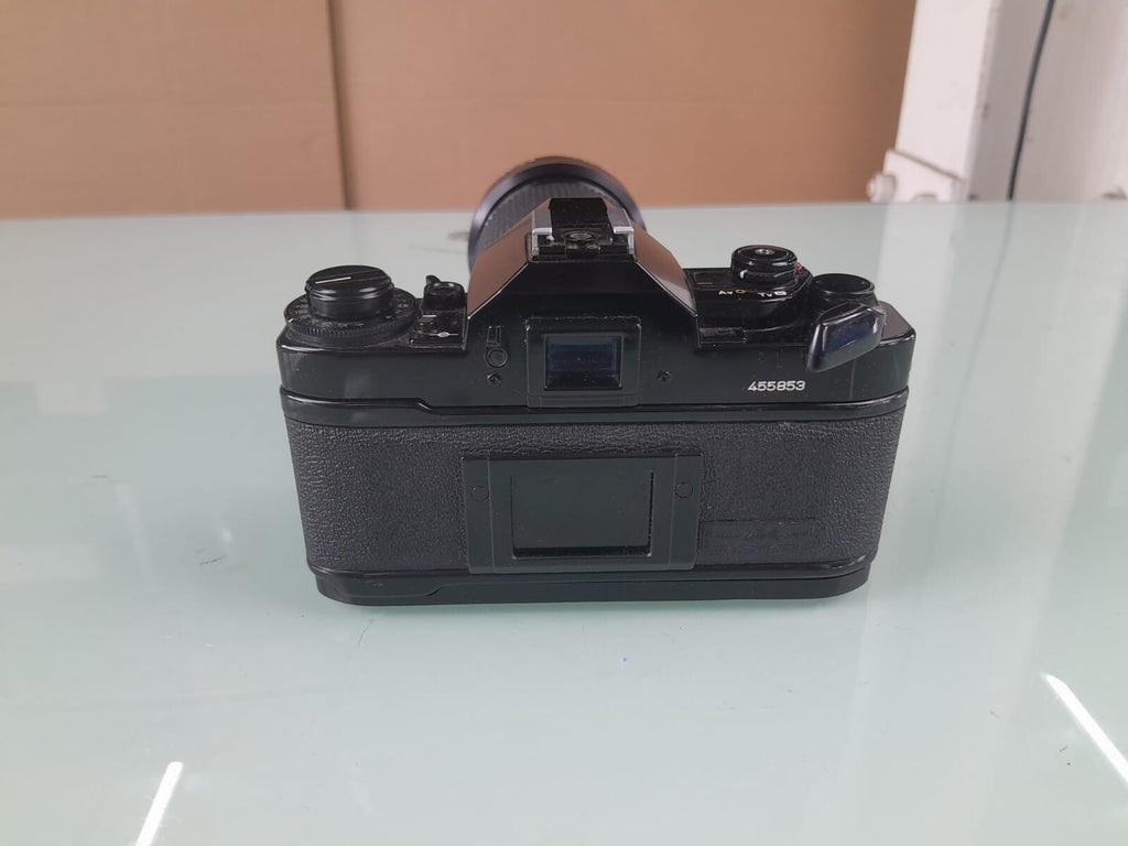 CANON A 1 SLR CAMERA WITH SIRIUS F=28-200MM 1:4.0-5.6 LENS