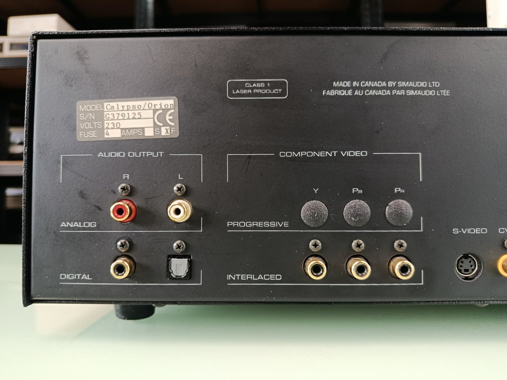 MOON SIMAUDIO CALYPSO ORION CD DVD PLAYER