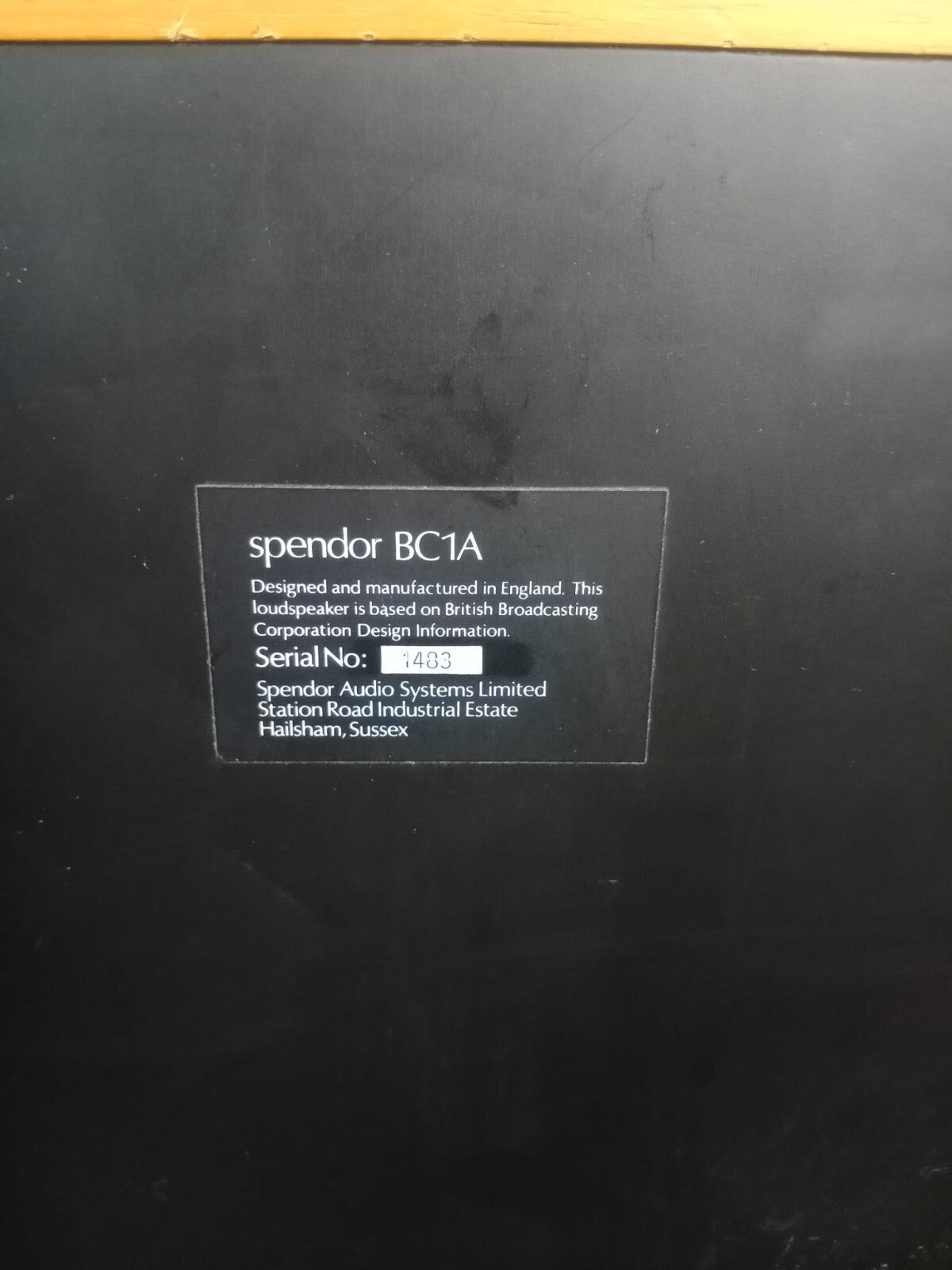 Spendor BC1A with M50 amplifiers Floor Standing Speakers