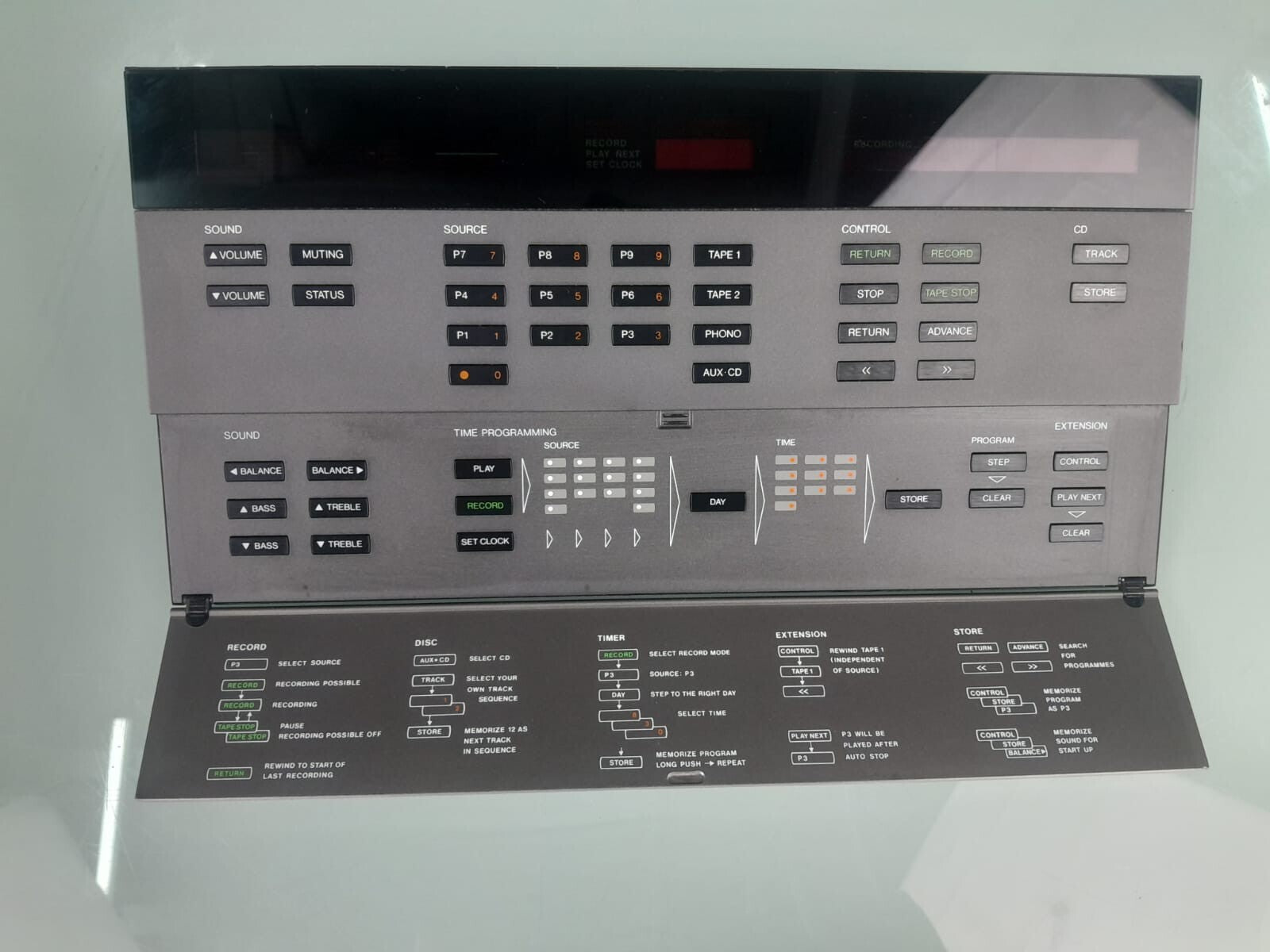 BANG & OLUFSEN B&O 5000 MASTER CONTROL PANEL