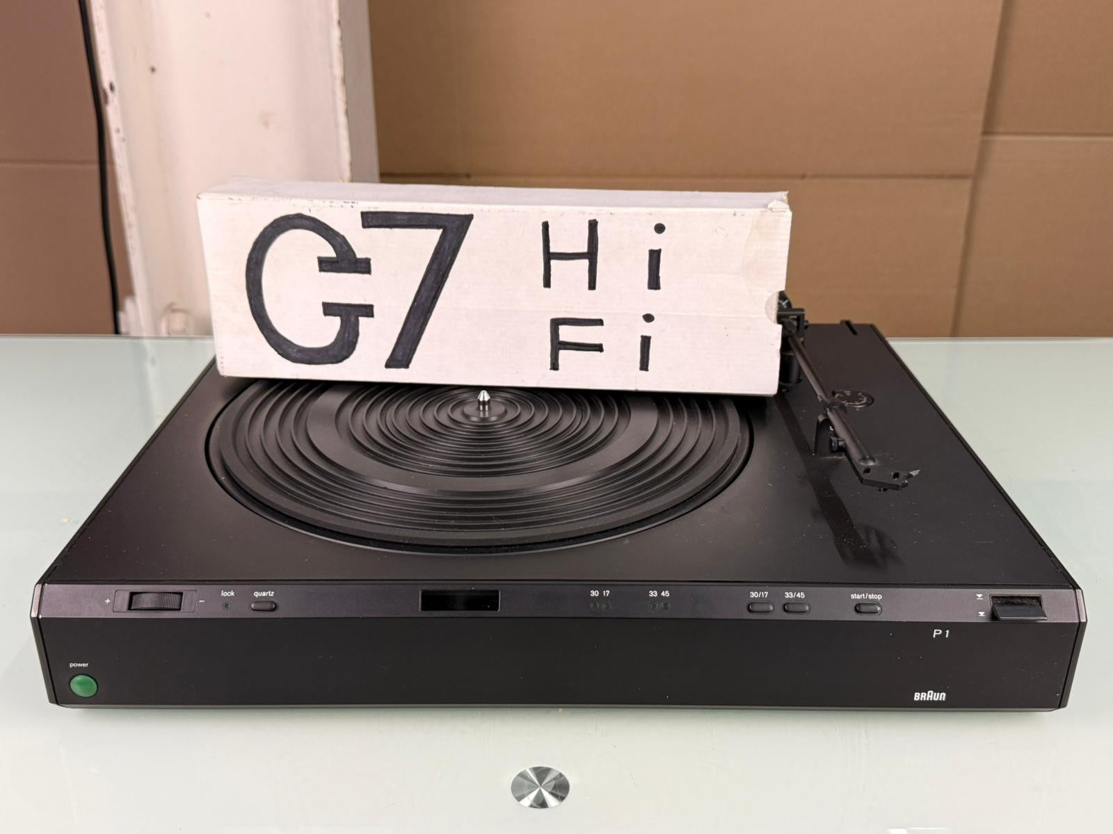 BRAUN ATELIER P1 TURNTABLE