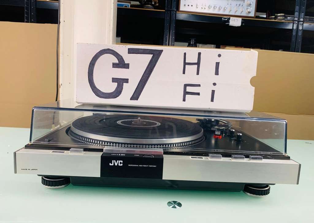 JVC JL F50 TURNTABLE WITH SHURE M75EJ TYPE 2 CARTRIDGE