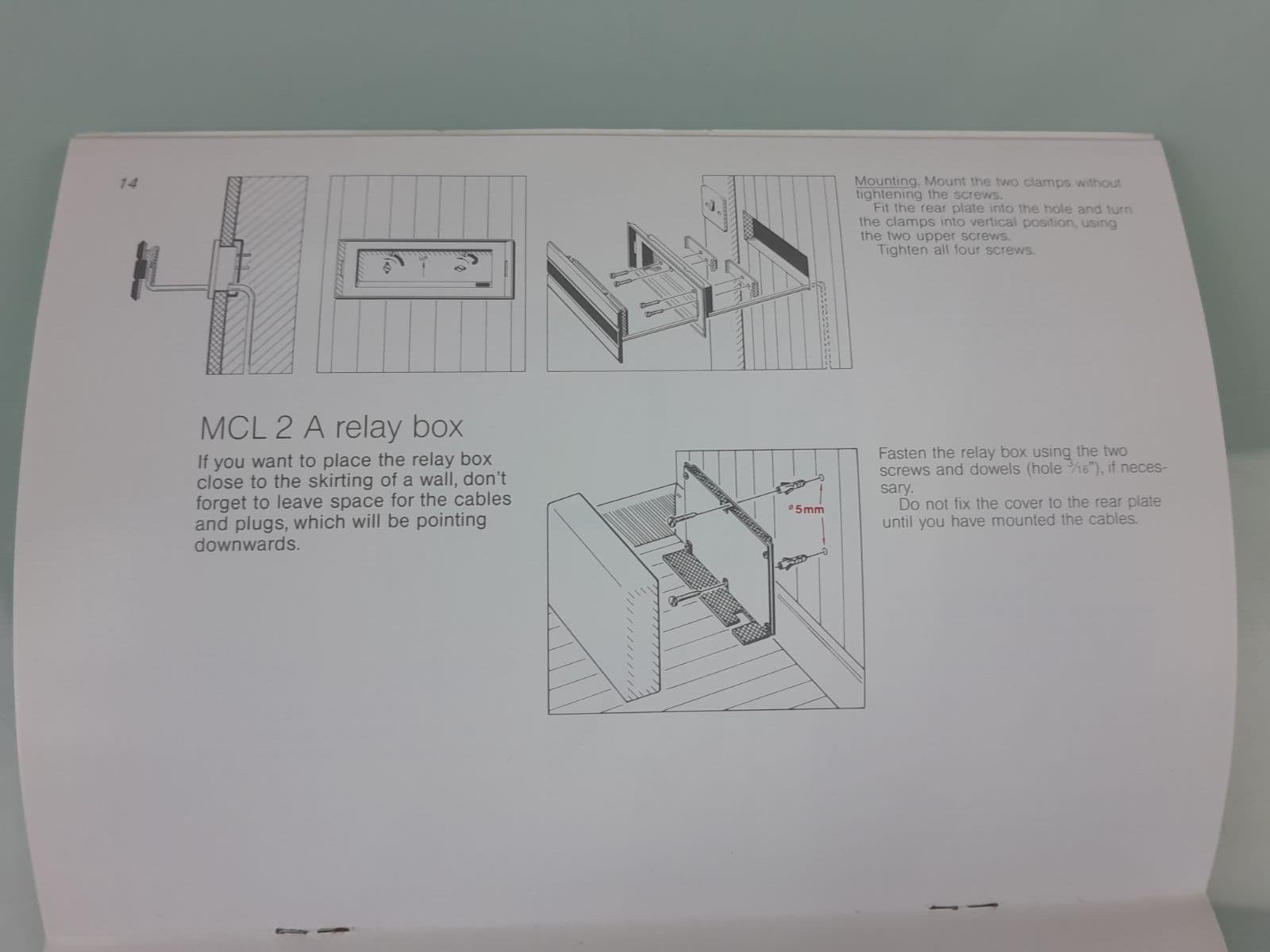 BANG & OLUFSEN B&O MASTER CONTROL LINK 2 INSTALLATION GUIDE MANUAL