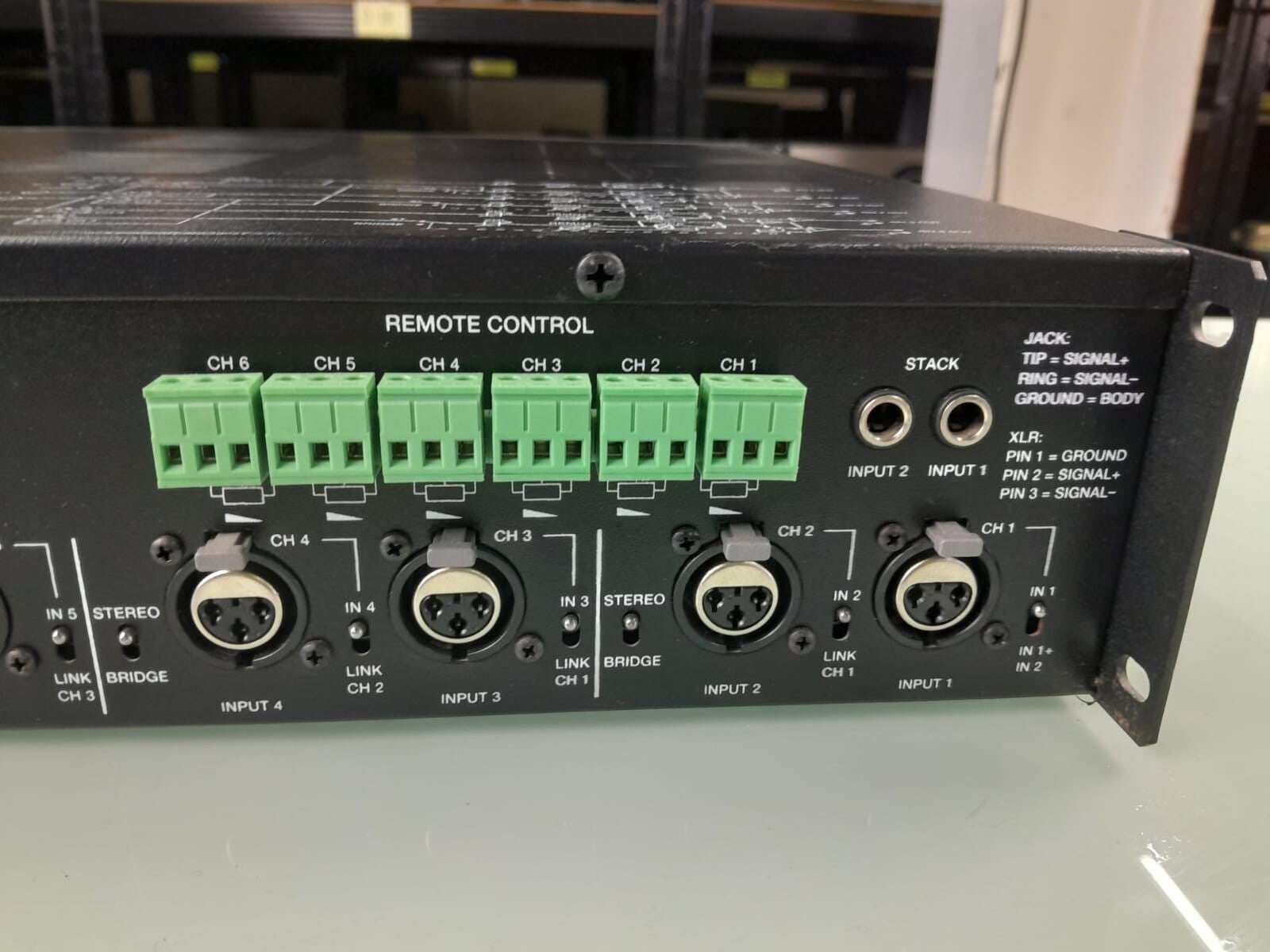 ECLER MPA6-80R MULTICHANNEL POWER AMPLIFIER