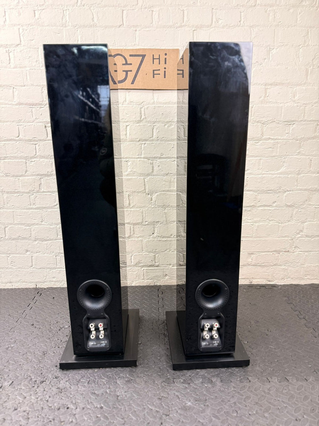 BOWERS & WILKINS B&W CM8 S2 FLOOR STANDING SPEAKERS