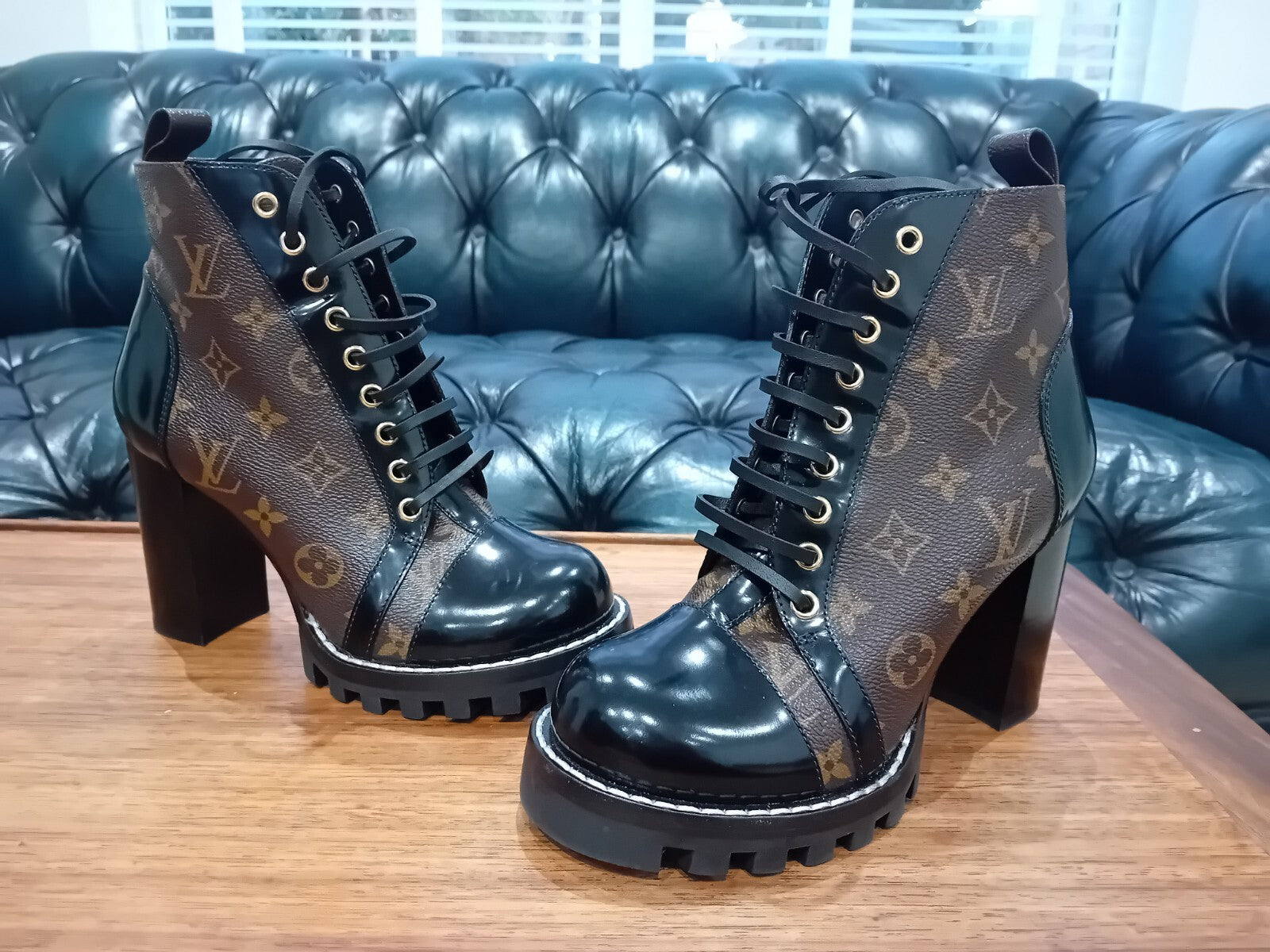 Louis Vuitton Star Trail Ankle Boots LV HIGH HEELS