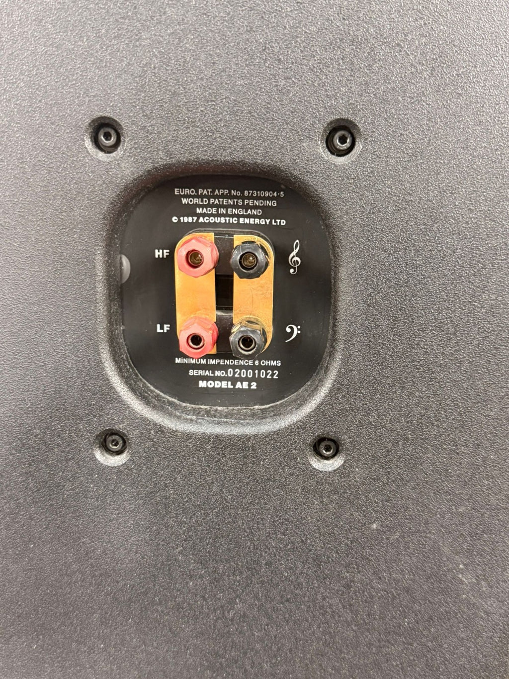 ACOUSTIC ENERGY AE2 SPEAKERS WITH STAND