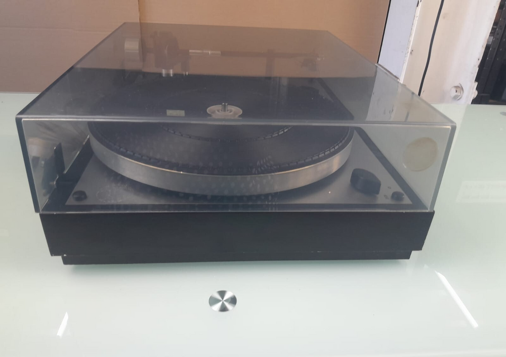 THORENS TD 166 MKII AUDIO TECHNICA CARTRIDGE TURNTABLE