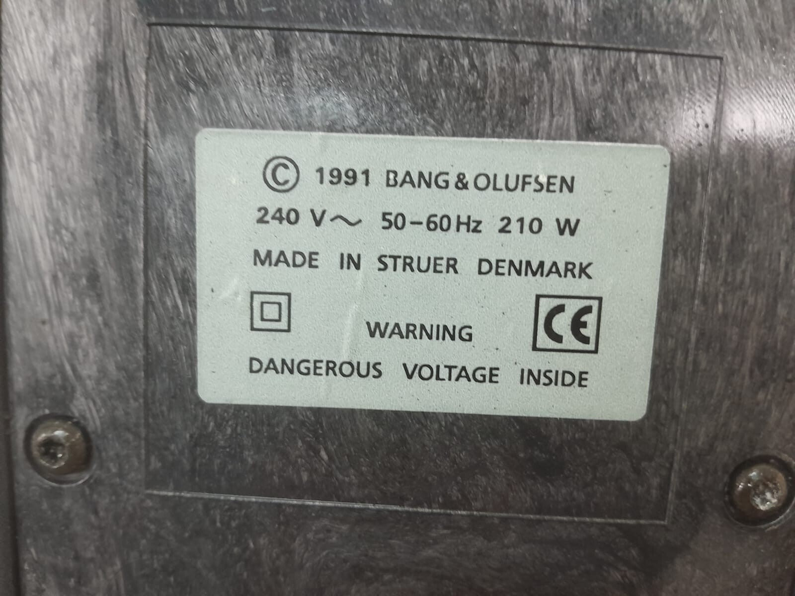 BANG & OLUFSEN B&O BEOLAB 8000 SINGLE ALUMINIUM METAL STEEL CASE CABINET