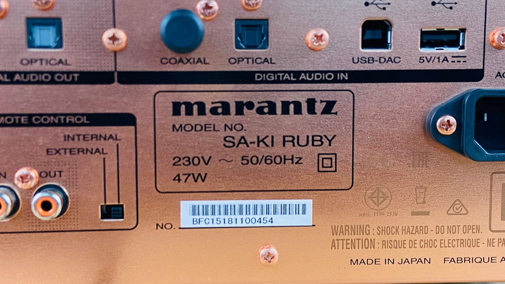 Marantz SA-KI Ruby Ken Ishiwata Signature SACD/CD/DAC