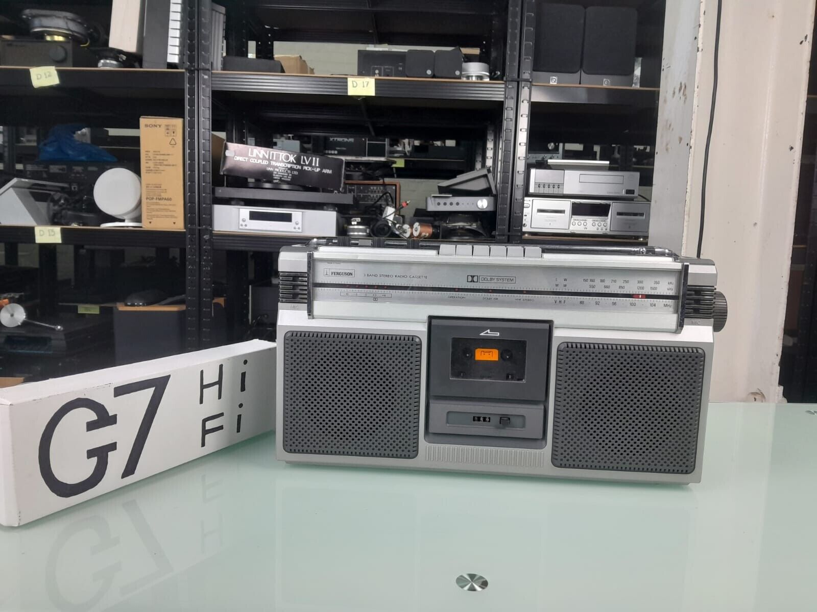 FERGUSON 3T13 3 BAND STEREO RADIO CASSETTE