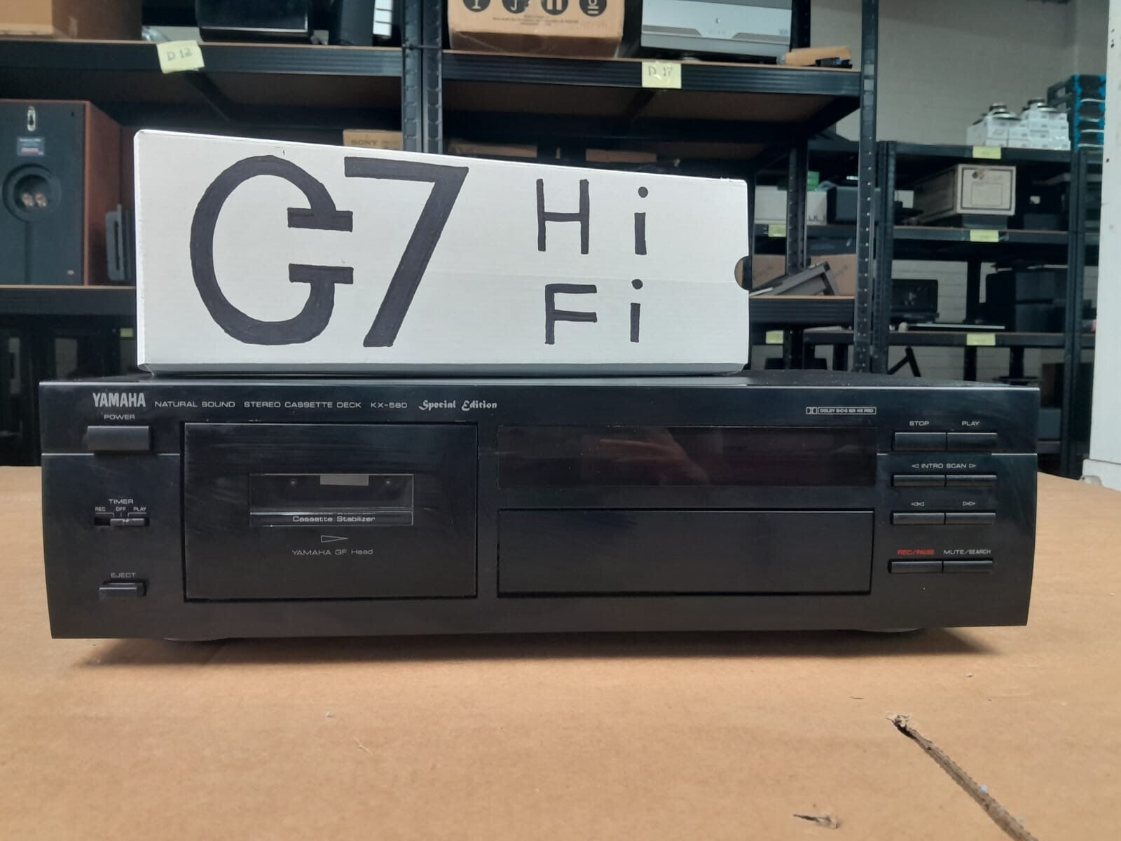 Yamaha KX-580 special edition Natural Sound Stereo Cassette Deck