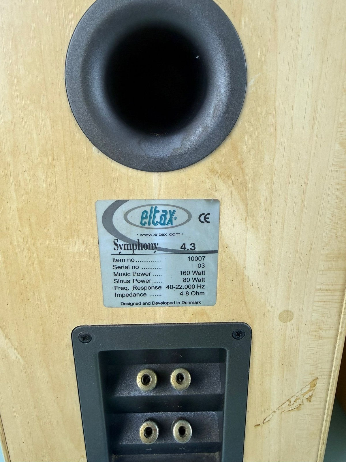 ELTAX SYMPHONY 4.3 SPEAKERS