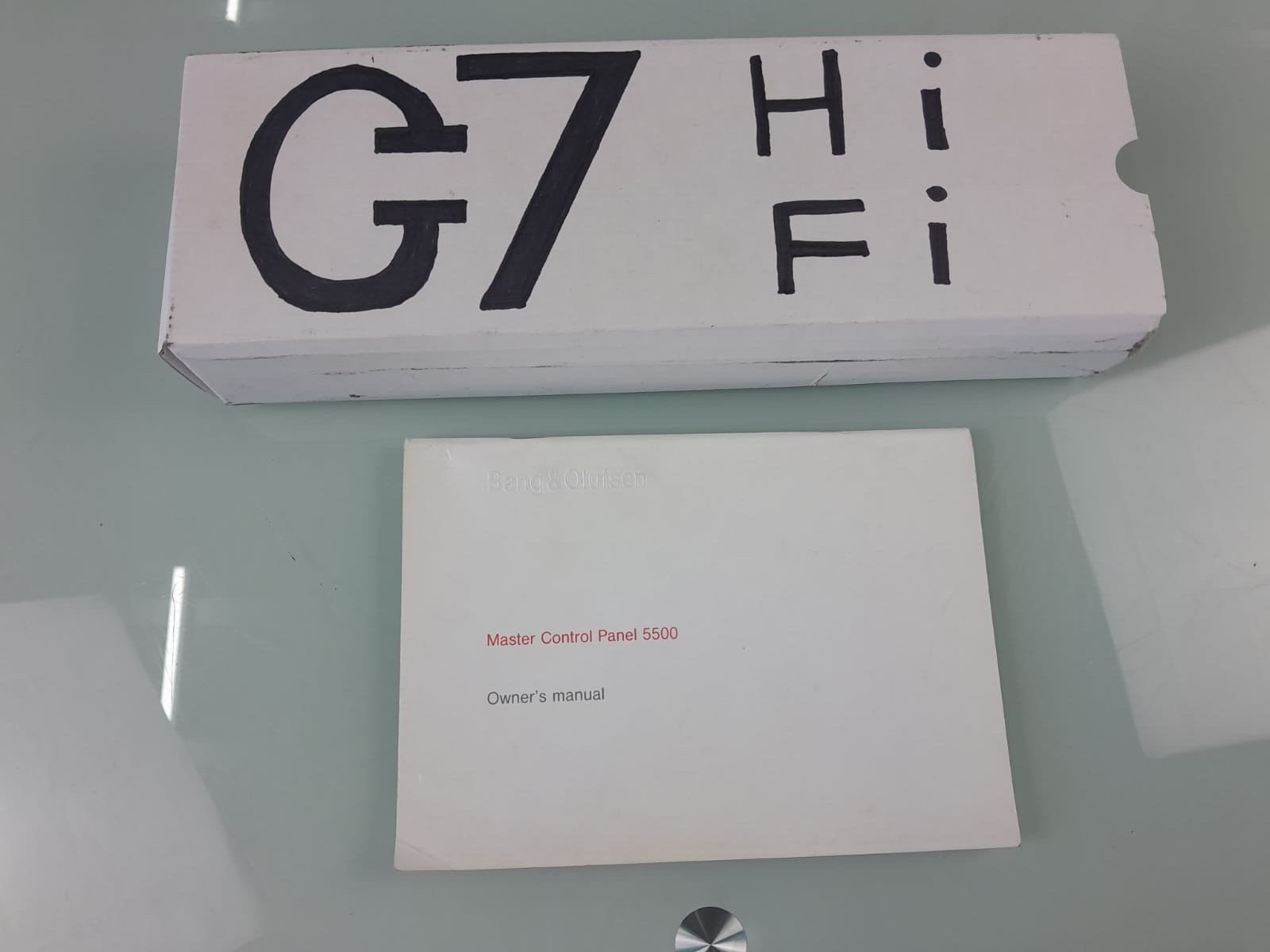 BANG & OLUFSEN B&O MASTER CONTROL PANEL 5500 OWNER'S MANUAL #002
