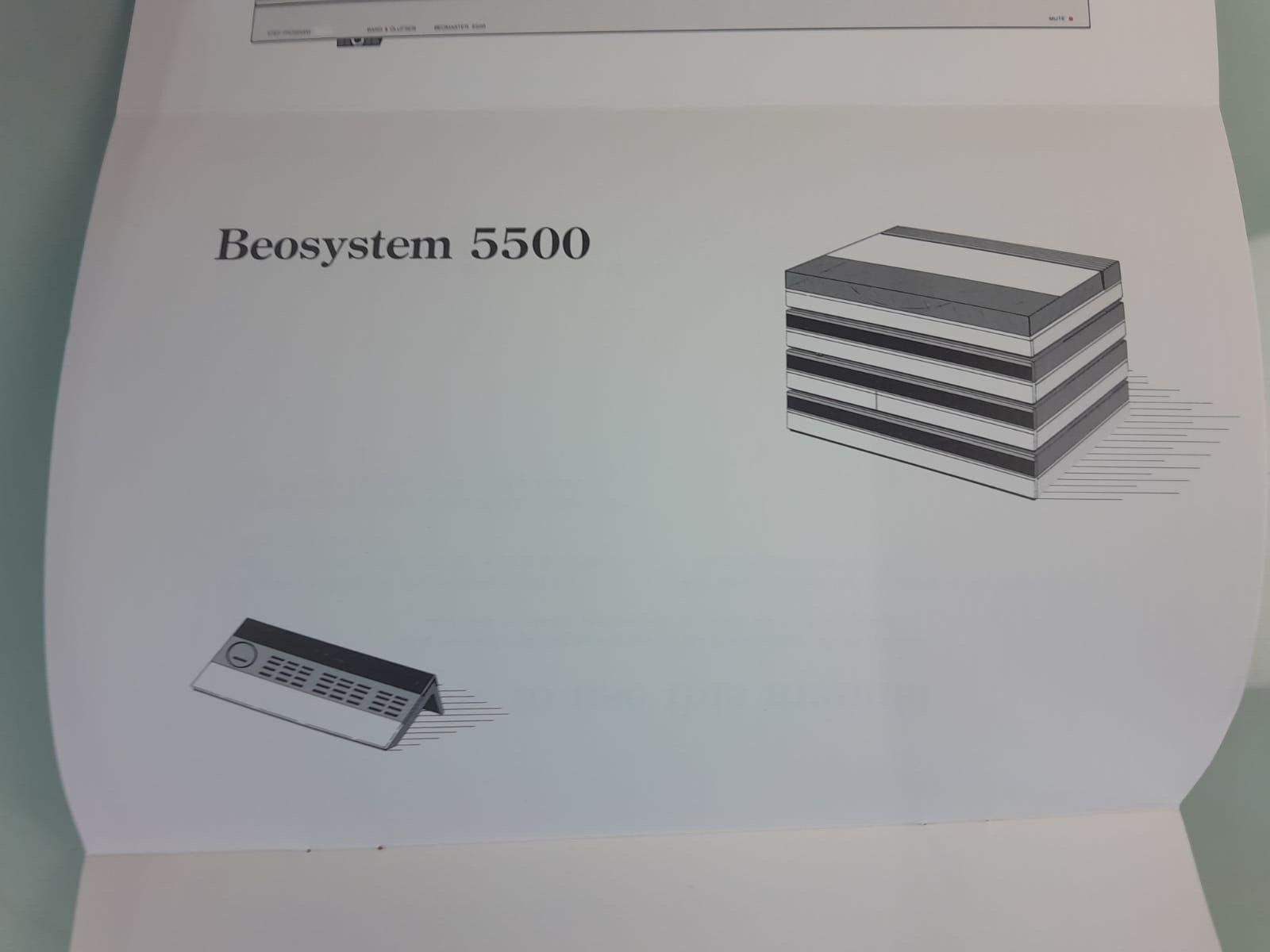 BANG & OLUFSEN B&O BEOMASTER 5500 OWNER'S MANUAL