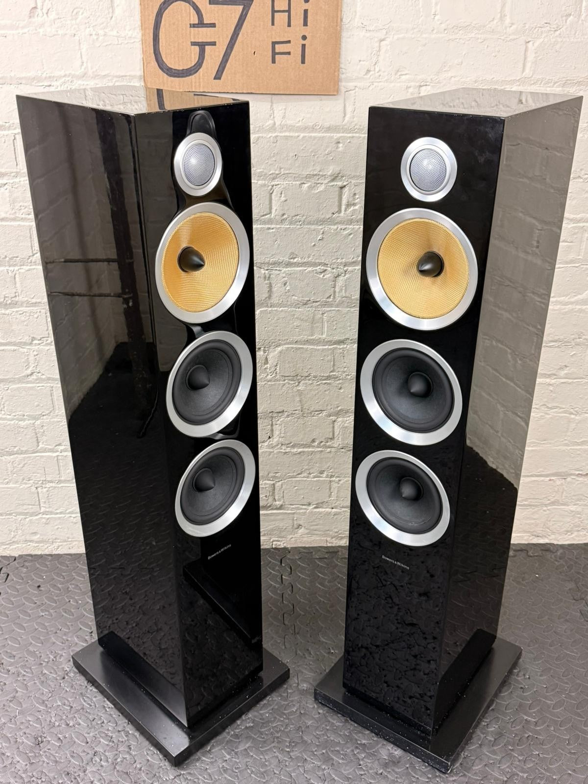 BOWERS & WILKINS B&W CM8 S2 FLOOR STANDING SPEAKERS #002